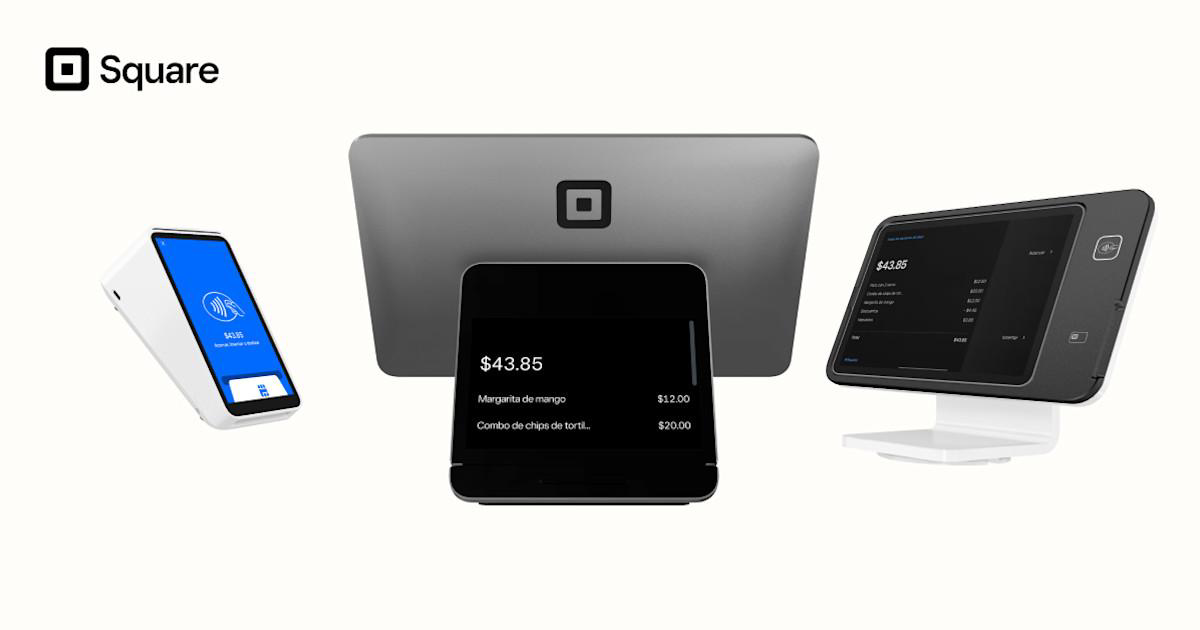 Square point-of-sale hardware family